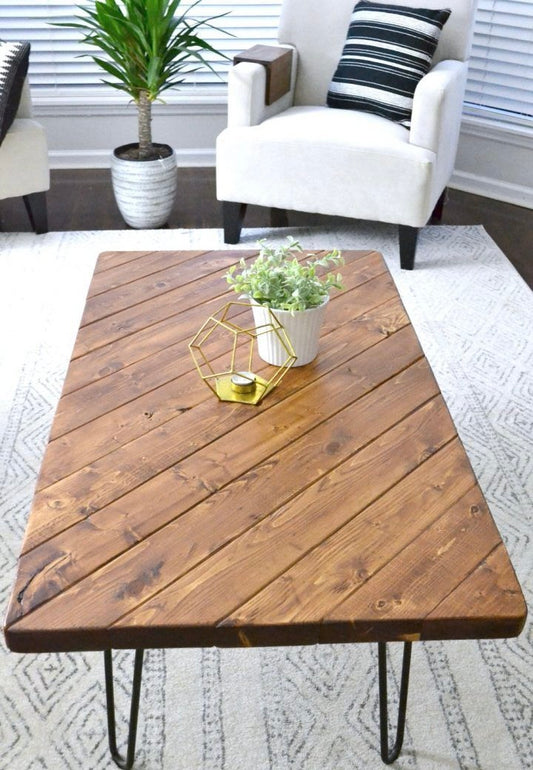 Heritage Solid Wood Table: Handcrafted from Salvaged 1923 Victorian Wood